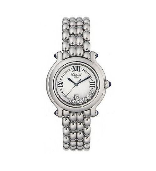 Chopard Happy Sport Series Ladies Diamond Watch 288965-23W 