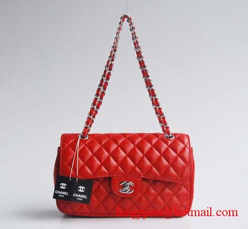 Chanel 2.55 Quilted Flap Bags 1112 Red Chanel 2.55 Quilted Flap Bags 1112 Red