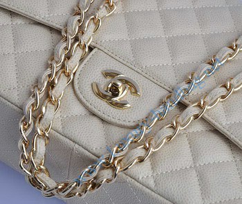 Chanel 2.55 Flap Bag 28600 Cream with gold chain Chanel 2.55 Flap Bag 28600 Cream with gold chain