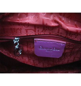 Dior Lady Dior Medium Patent Top Handle Bag Peach Dior Lady Dior Medium Patent Top Handle Bag Peach