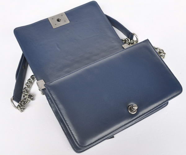 Hot Style Chanel A67086 Royalblue Le Boy Flap Shoulder Bag Silver Hot Style Chanel A67086 Royalblue Le Boy Flap Shoulder Bag Silver