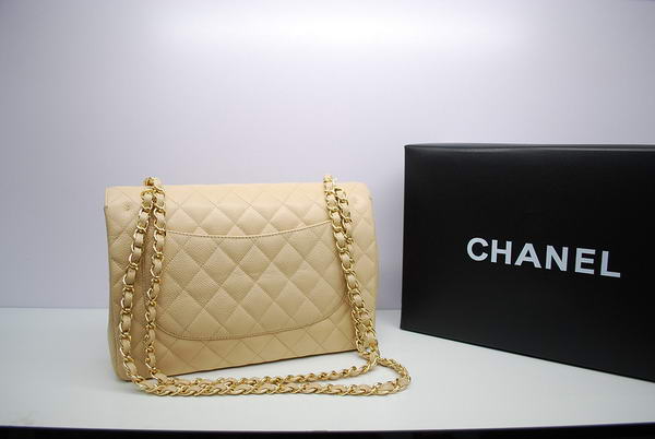 Chanel Jumbo Double Flaps Bag Apricot Original Caviar Leather A36097 Gold Chanel Jumbo Double Flaps Bag Apricot Original Caviar Leather A36097 Gold