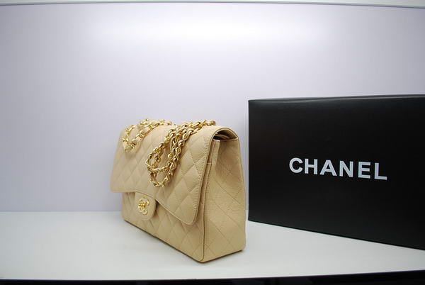 Chanel Jumbo Double Flaps Bag Apricot Original Caviar Leather A36097 Gold Chanel Jumbo Double Flaps Bag Apricot Original Caviar Leather A36097 Gold