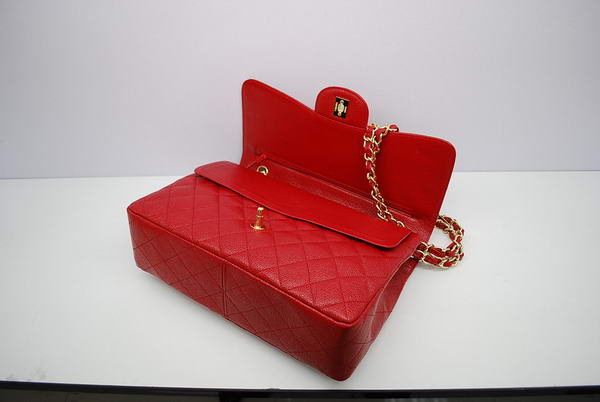Chanel Jumbo Double Flaps Bag Red Original Caviar Leather A36097 Gold Chanel Jumbo Double Flaps Bag Red Original Caviar Leather A36097 Gold