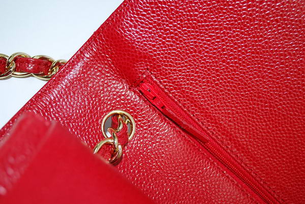 Chanel Jumbo Double Flaps Bag Red Original Caviar Leather A36097 Gold Chanel Jumbo Double Flaps Bag Red Original Caviar Leather A36097 Gold