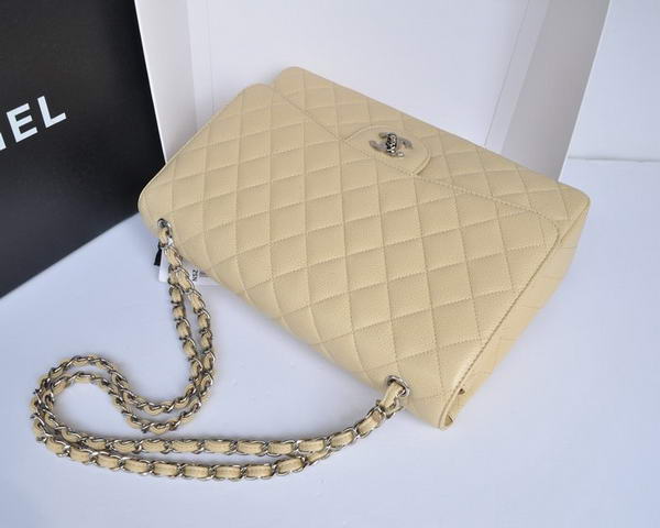 Chanel Original Caviar Leather Jumbo Flap Bag A47600 Apricot Chanel Original Caviar Leather Jumbo Flap Bag A47600 Apricot
