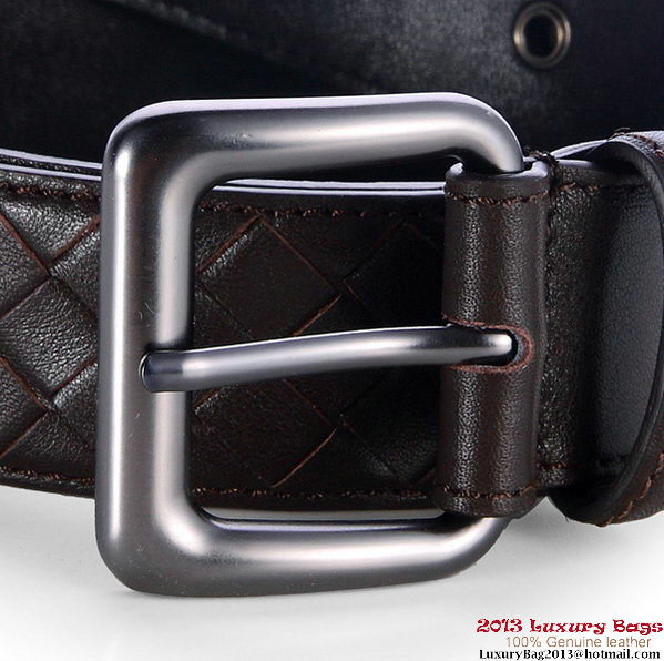 Bottega Veneta Intrecciato Nappa Belt Brown Bottega Veneta Intrecciato Nappa Belt Brown