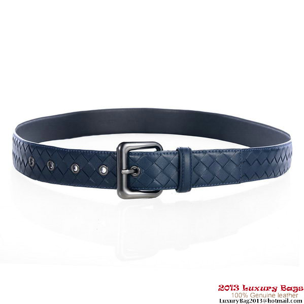 Bottega Veneta Intrecciato Nappa Belt RoyalBlue