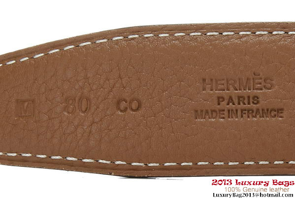 Hermes 43mm Calf Leather Belt HB108-7 Hermes 43mm Calf Leather Belt HB108-7