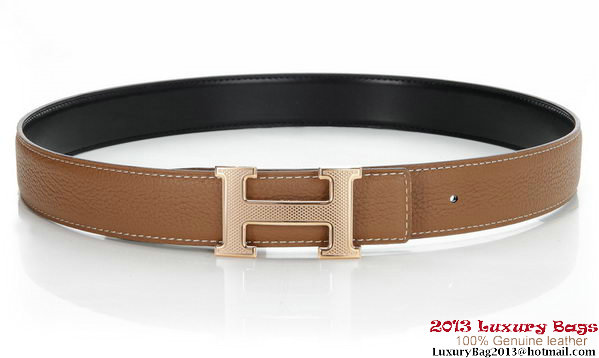 Hermes 43mm Calf Leather Belt HB108-8