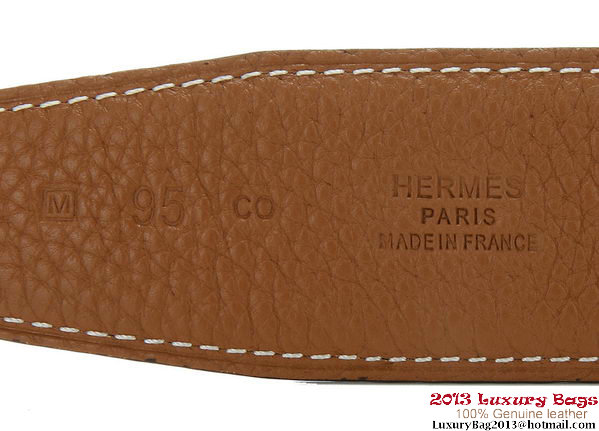 Hermes 50mm Original Calf Leather Belt HB117-6 Hermes 50mm Original Calf Leather Belt HB117-6