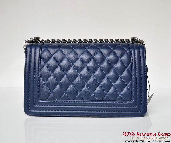 Boy Chanel Flap Shoulder Bag A67086 Sheepskin RoyalBlue Boy Chanel Flap Shoulder Bag A67086 Sheepskin RoyalBlue