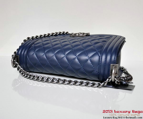 Boy Chanel Flap Shoulder Bag A67086 Sheepskin RoyalBlue Boy Chanel Flap Shoulder Bag A67086 Sheepskin RoyalBlue