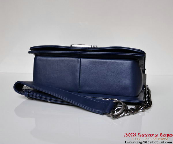 Boy Chanel Flap Shoulder Bag A67086 Sheepskin RoyalBlue Boy Chanel Flap Shoulder Bag A67086 Sheepskin RoyalBlue