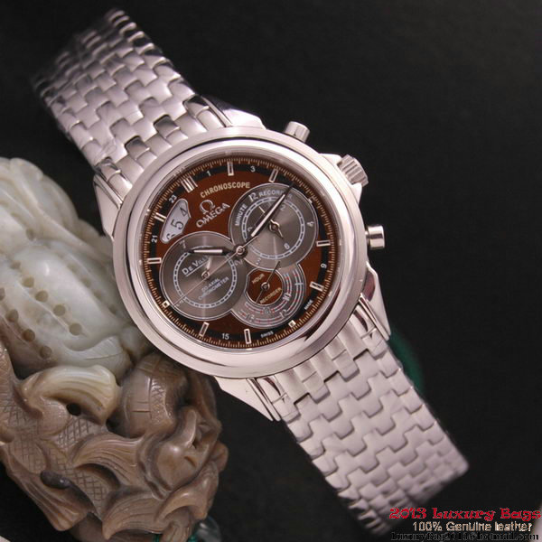 OMEGA DE VILLE CO-AXIAL CHRONOSCOPE Steel on Steel Strap OM77415