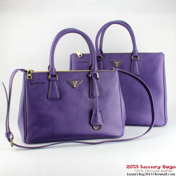 2013 Prada Saffiano Tote Bag 1801 Purple 2013 Prada Saffiano Tote Bag 1801 Purple