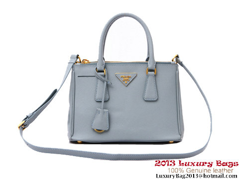 New Color Prada Saffiano Calfskin Leather Small Bag BN2316 Light Blue