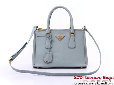 New Color Prada Saffiano Calfskin Leather Small Bag BN2316 Light Blue New Color Prada Saffiano Calfskin Leather Small Bag BN2316 Light Blue