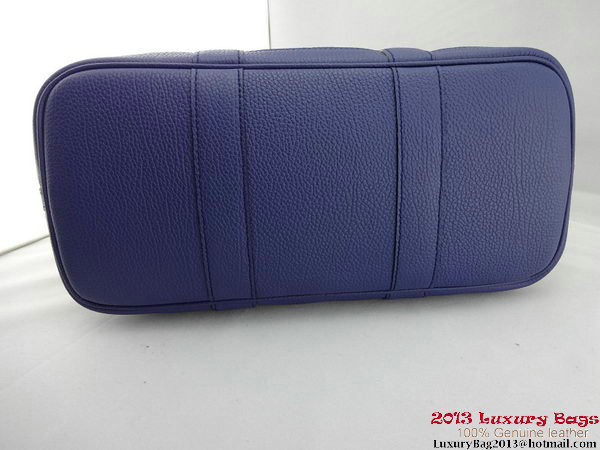 Hermes Garden Party 30CM Bag Fabric Dark Blue Hermes Garden Party 30CM Bag Fabric Dark Blue