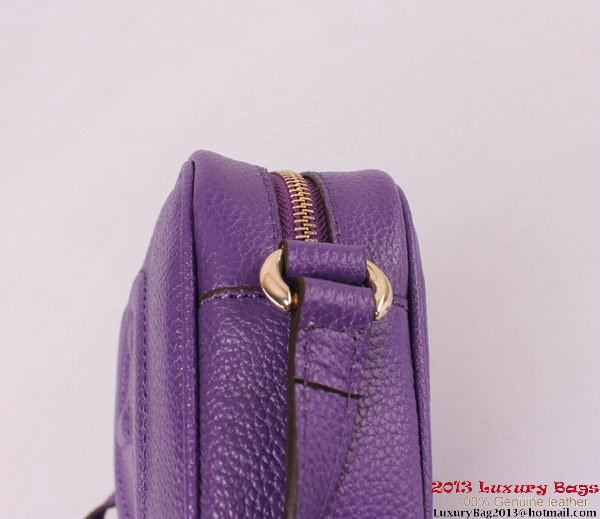 Gucci Soho Calfskin Leather Disco Bag 308364 Violet Gucci Soho Calfskin Leather Disco Bag 308364 Violet