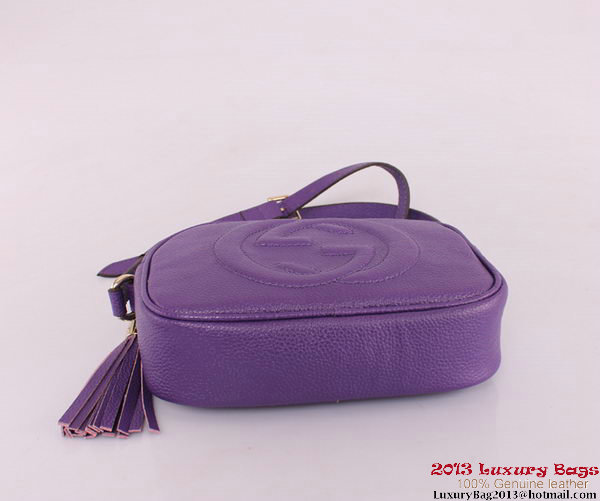 Gucci Soho Calfskin Leather Disco Bag 308364 Violet Gucci Soho Calfskin Leather Disco Bag 308364 Violet