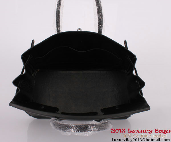 Hermes Birkin 35CM Tote Bag Clemence Leather H-35 Black Hermes Birkin 35CM Tote Bag Clemence Leather H-35 Black