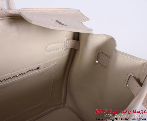 Hermes Birkin 35CM Tote Bag Clemence Leather H-35 OffWhite Hermes Birkin 35CM Tote Bag Clemence Leather H-35 OffWhite