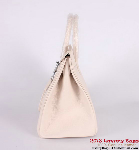 Hermes Birkin 35CM Tote Bag Clemence Leather H-35 OffWhite Hermes Birkin 35CM Tote Bag Clemence Leather H-35 OffWhite