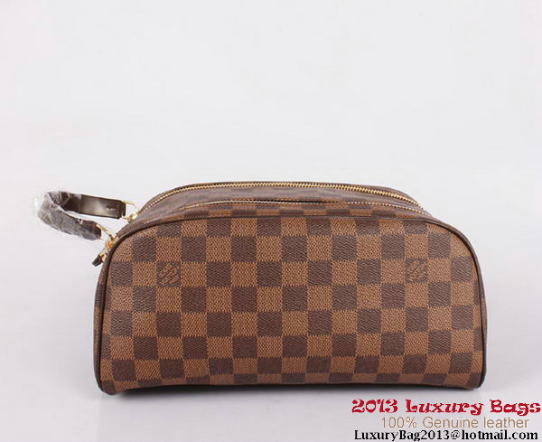 Louis Vuitton Damier Ebene Canvas King Size Toiletry Bag 2 N47527 Louis Vuitton Damier Ebene Canvas King Size Toiletry Bag 2 N47527
