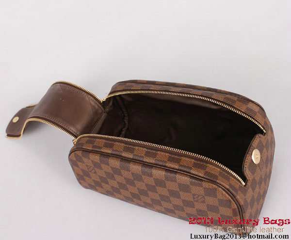 Louis Vuitton Damier Ebene Canvas King Size Toiletry Bag 2 N47527 Louis Vuitton Damier Ebene Canvas King Size Toiletry Bag 2 N47527