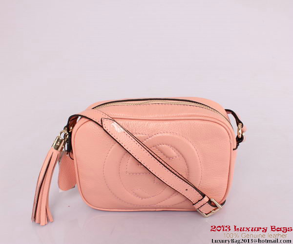 Gucci 308364 Soho Calf Leather Disco Bag Pink Gucci 308364 Soho Calf Leather Disco Bag Pink