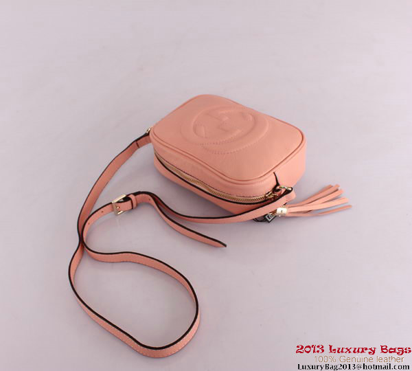 Gucci 308364 Soho Calf Leather Disco Bag Pink Gucci 308364 Soho Calf Leather Disco Bag Pink