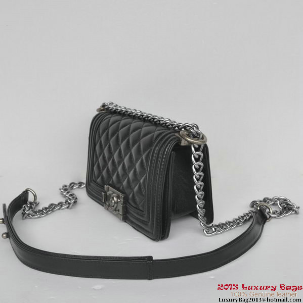 Boy Chanel Small Flap Shoulder Bag Sheepskin Leather A67086 Black Boy Chanel Small Flap Shoulder Bag Sheepskin Leather A67086 Black