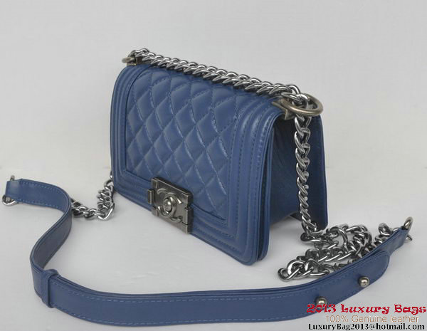 Boy Chanel Small Flap Shoulder Bag Sheepskin Leather A67086 RoyalBlue Boy Chanel Small Flap Shoulder Bag Sheepskin Leather A67086 RoyalBlue
