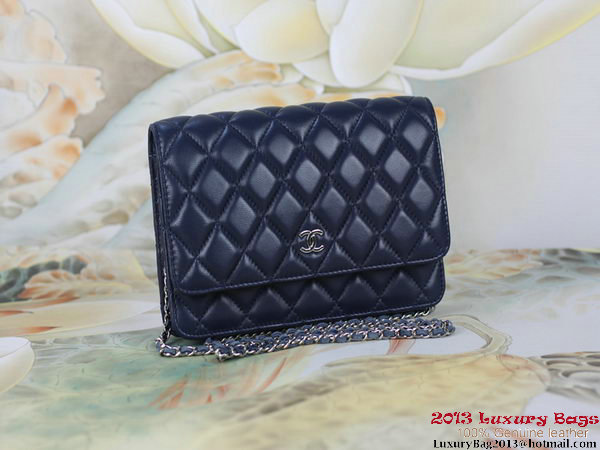 Chanel A33814 Original Leather mini Flap Bag Dark Blue Chanel A33814 Original Leather mini Flap Bag Dark Blue