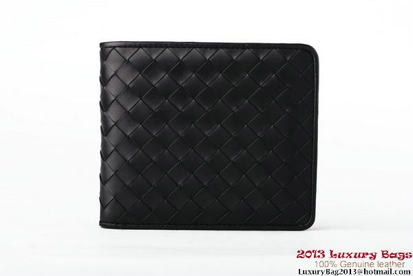 Bottega Veneta Intrecciato Nappa Leather Wallet BV1566 Black Bottega Veneta Intrecciato Nappa Leather Wallet BV1566 Black