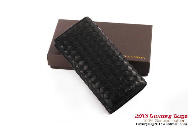 Bottega Veneta Intrecciato Nappa Wallet BV1589 Black Bottega Veneta Intrecciato Nappa Wallet BV1589 Black