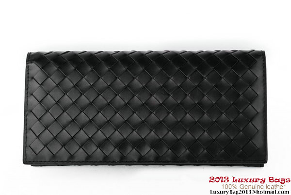 Bottega Veneta Intrecciato Nappa Wallet BV1589 Black Bottega Veneta Intrecciato Nappa Wallet BV1589 Black