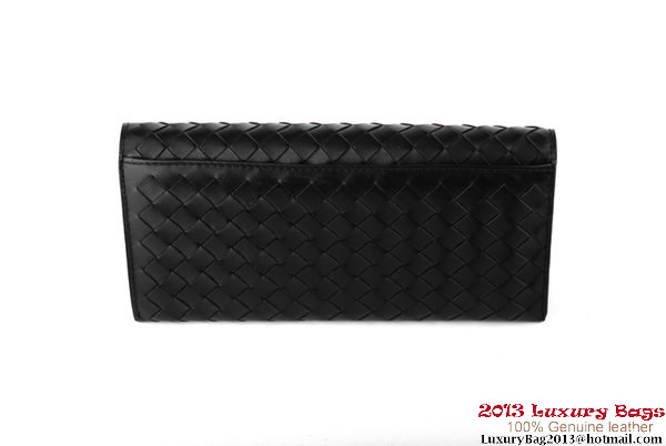 Bottega Veneta Intrecciato Nappa Wallet BV1589 Black Bottega Veneta Intrecciato Nappa Wallet BV1589 Black