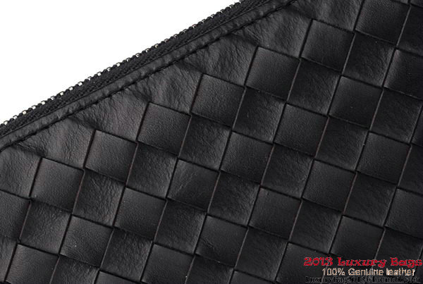 Bottega Veneta Intrecciato Nappa Zippy Wallet BV1570 Black Bottega Veneta Intrecciato Nappa Zippy Wallet BV1570 Black