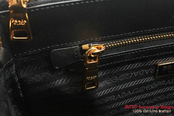 Prada Saffiano Leather 30cm Tote Bag BN1801 Black Prada Saffiano Leather 30cm Tote Bag BN1801 Black