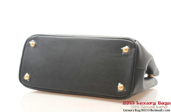 Prada Saffiano Leather 30cm Tote Bag BN1801 Black Prada Saffiano Leather 30cm Tote Bag BN1801 Black