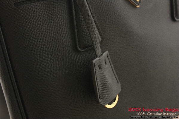 Prada Saffiano Leather 30cm Tote Bag BN1801 Black Prada Saffiano Leather 30cm Tote Bag BN1801 Black
