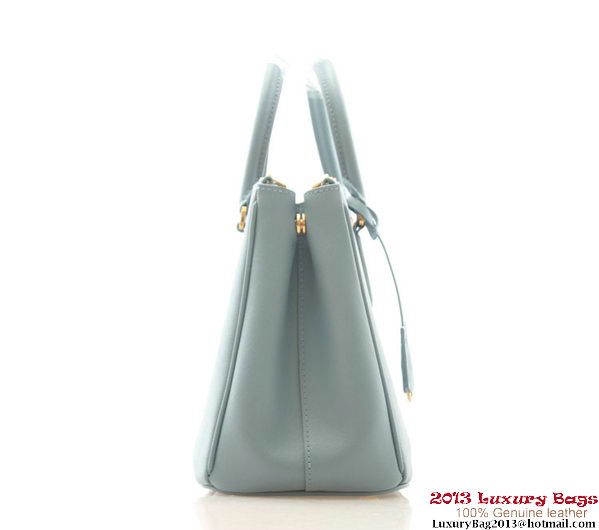 Prada Saffiano Leather 30cm Tote Bag BN1801 Light Blue Prada Saffiano Leather 30cm Tote Bag BN1801 Light Blue
