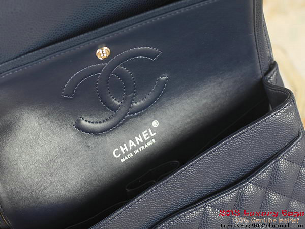 Chanel 2.55 Classic Flap Bag RoyalBlue Original Cannage Patterns Leather Silver Chanel 2.55 Classic Flap Bag RoyalBlue Original Cannage Patterns Leather Silver