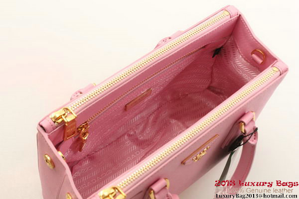 Prada BN2316 Pink Saffiano Calfskin Leather Small Bag Prada BN2316 Pink Saffiano Calfskin Leather Small Bag