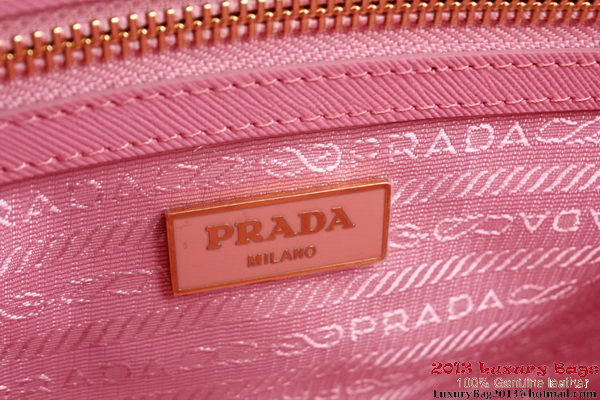 Prada BN2316 Pink Saffiano Calfskin Leather Small Bag Prada BN2316 Pink Saffiano Calfskin Leather Small Bag