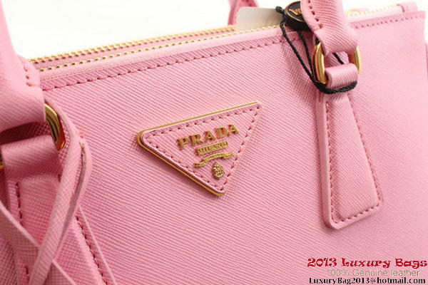 Prada BN2316 Pink Saffiano Calfskin Leather Small Bag Prada BN2316 Pink Saffiano Calfskin Leather Small Bag