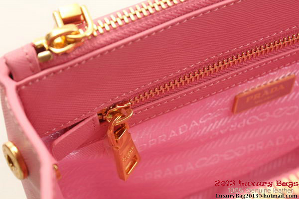 Prada Saffiano Calfskin Leather Small Bag BN2316 Pink Prada Saffiano Calfskin Leather Small Bag BN2316 Pink