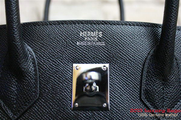 Hermes Birkin 35CM Tote Bag Black Clemence Leather H6089 Silver/Gold Hermes Birkin 35CM Tote Bag Black Clemence Leather H6089 Silver/Gold